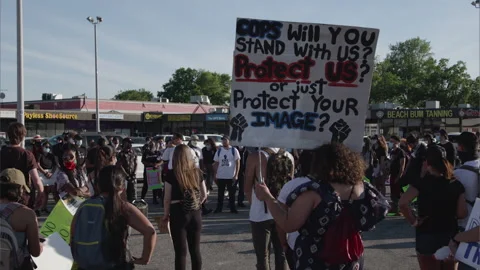 NYC BLM PROTEST Stock Footage 132991919