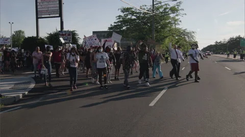 NYC BLM PROTEST Stock Footage 132991973