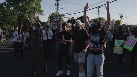 NYC BLM PROTEST Stock Footage 132992064