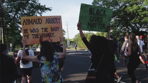 NYC BLM PROTEST Stock Footage 132994117
