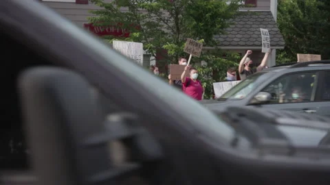 NYC BLM PROTEST Stock Footage 133000978