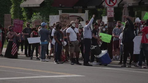 NYC BLM PROTEST Stock Footage 133001691