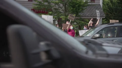 NYC BLM PROTEST Stock Footage 133008176