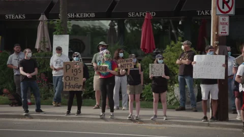 NYC BLM PROTEST Stock Footage 133008217