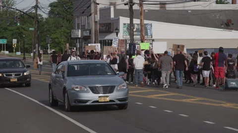 NYC BLM PROTEST Stock Footage 133008310