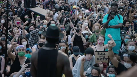NYC BLM PROTEST Stock Footage 134835603