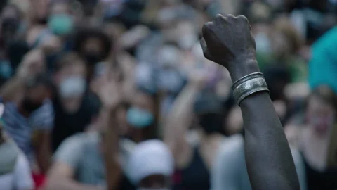 NYC BLM PROTEST Video stock 134837068