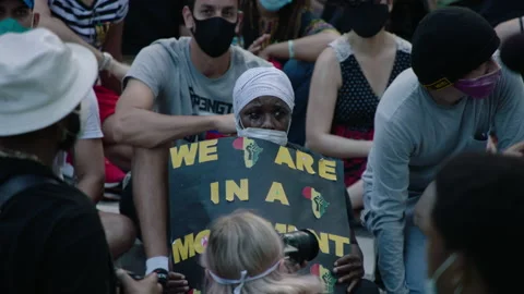 NYC BLM PROTEST Stock Footage 134837408