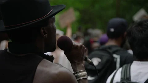 NYC BLM PROTEST Video stock 134838755