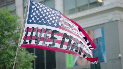 NYC BLM PROTEST Stock Footage 134839758