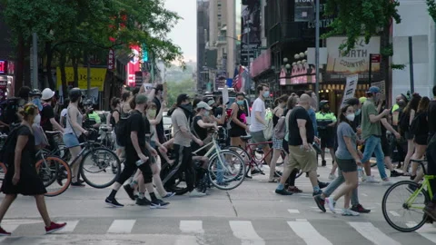 NYC BLM PROTEST Stock Footage 134840049