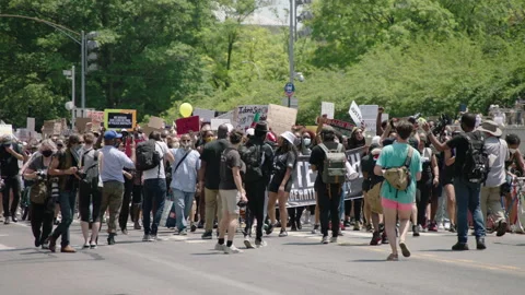NYC BLM PROTEST Stock Footage 134841320