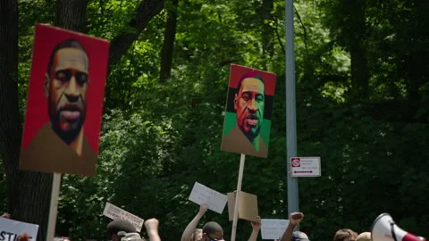 NYC BLM PROTEST Video stock 134841803