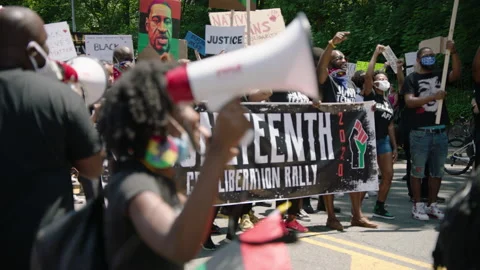 NYC BLM PROTEST Vídeo Stock 134841931