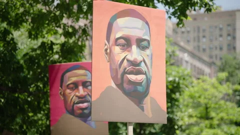 NYC BLM PROTEST Video stock 134842557