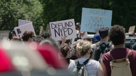 NYC BLM PROTEST Stock Footage 134844464