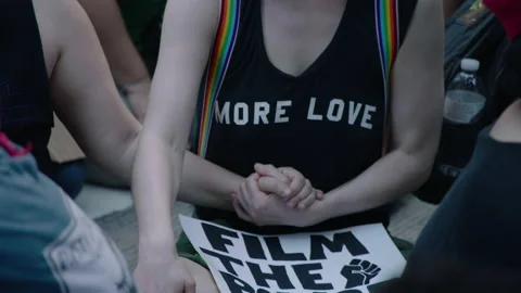 NYC BLM PROTEST Stock Footage 134844917