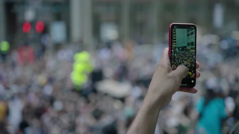 NYC BLM PROTEST Stock Footage 134845526