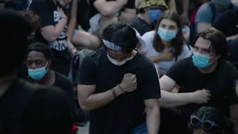NYC BLM PROTEST Stock Footage 134846098