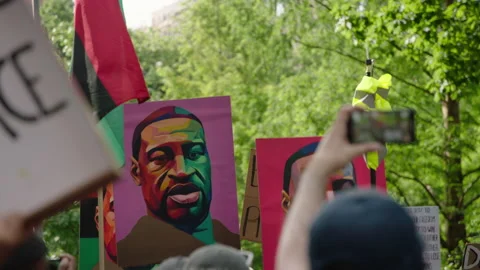 NYC BLM PROTEST Stock Footage 134846696