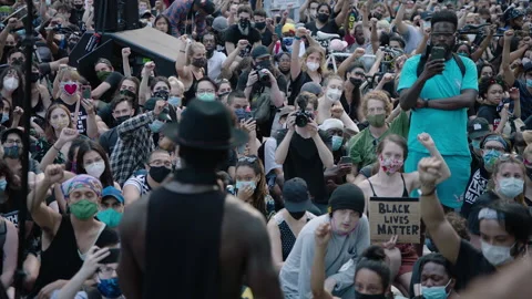 NYC BLM PROTEST Stock Footage 134848218