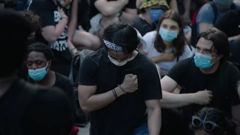 NYC BLM PROTEST Stock Footage 134848281