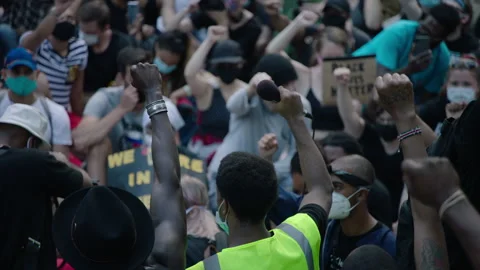 NYC BLM PROTEST Stock Footage 134848349
