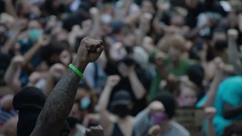 NYC BLM PROTEST Stock Footage 134848385