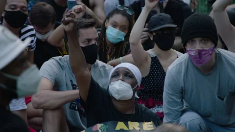 NYC BLM PROTEST Vídeo Stock 134848588