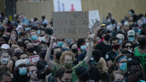 NYC BLM PROTEST Stock Footage 134848593