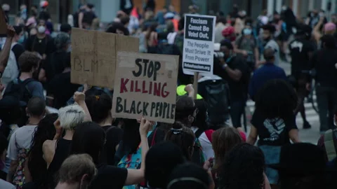 NYC BLM PROTEST Stock Footage 134848666