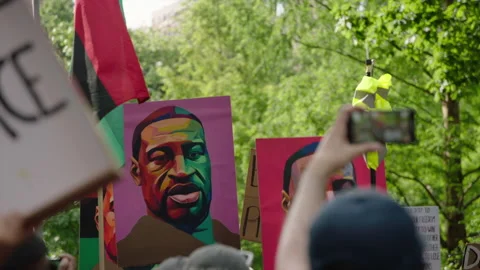 NYC BLM PROTEST Stock Footage 134848748
