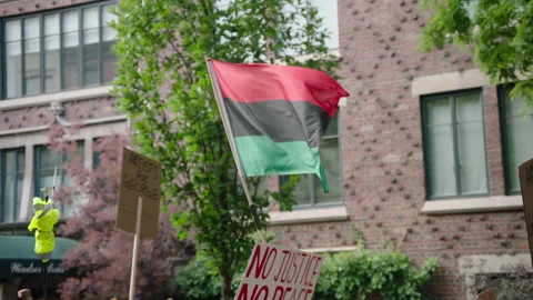 NYC BLM PROTEST Stock Footage 134848885