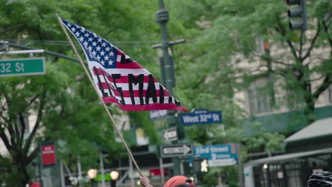 NYC BLM PROTEST Stock Footage 134848956