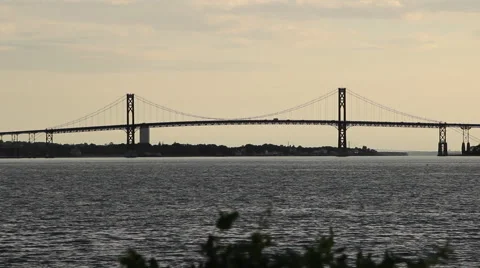 NYC Bridge Stock Footage 60116319