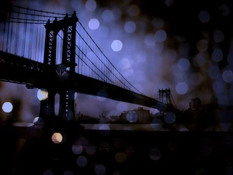 Nyc bridge Stock Illustration