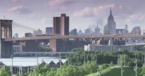 NYC - BROOKLYN BRIDGE 01 Stock Footage 140370498