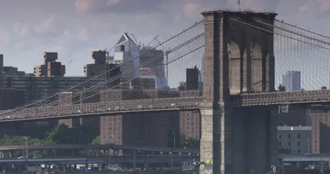 NYC - BROOKLYN BRIDGE 03 Stock Footage 140373586