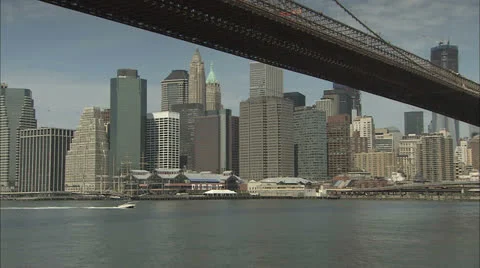 NYC Brooklyn Bridge Stock Footage 22674502