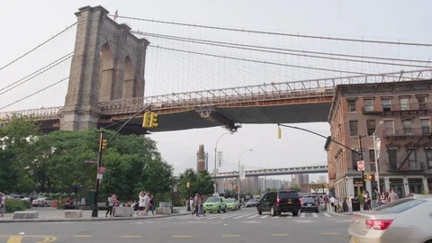 NYC Brooklyn Bridge Stock Footage 106066873