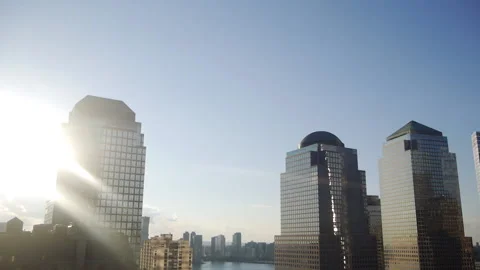 NYC BUILDING PAN Stock Footage 192922698