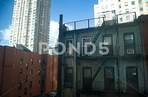 NYC Buildings of All Sizes Stock Photos