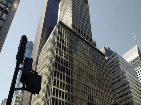 NYC Buildings in Motion Stock Footage 77607067