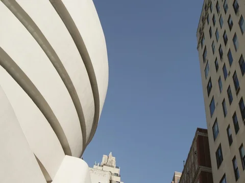 NYC Buildings in Motion Stock Footage 77623809