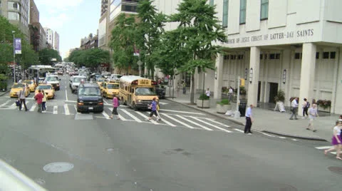 NYC Bus Tour Stock Footage 22782943