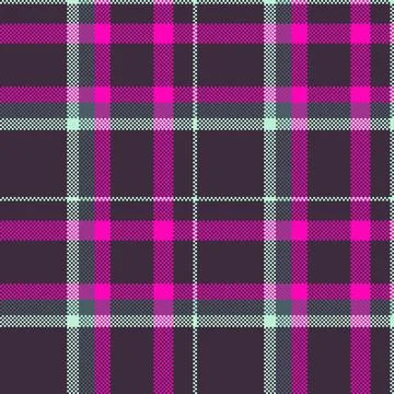 Nyc check vector pattern, classy tartan seamless fabric. Creative textile t.. Stock Illustration