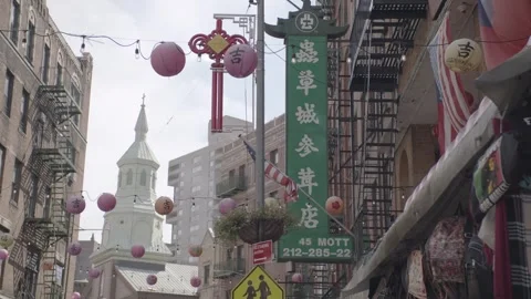 NYC Chinatown 7 Stock Footage 276942325
