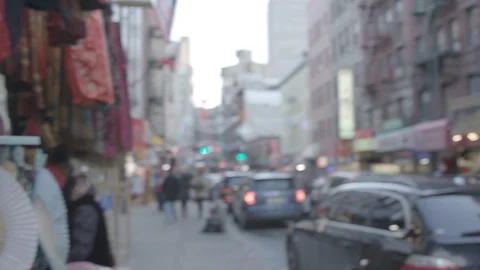 NYC Chinatown Video stock 97478455