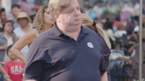 NYC Close Up Tourists Stock Footage 106064949