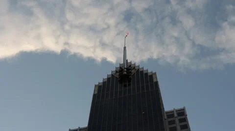 NYC Clouds Timelapse Stock Footage 60115179